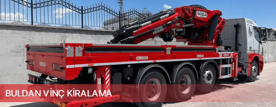 Buldan İlçemi Vinç Kiralama